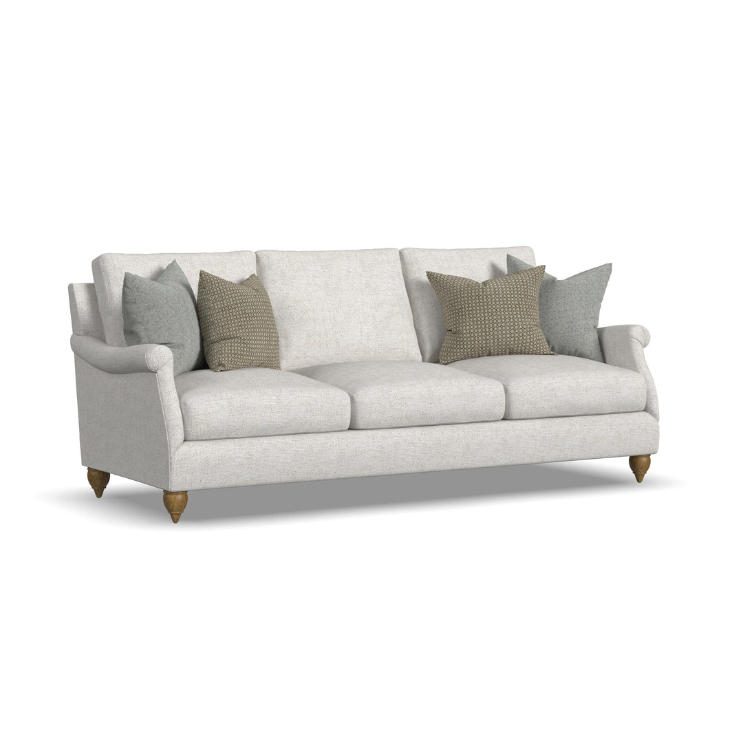 Flexsteel 7171-31 Veda  86" Sofa  White