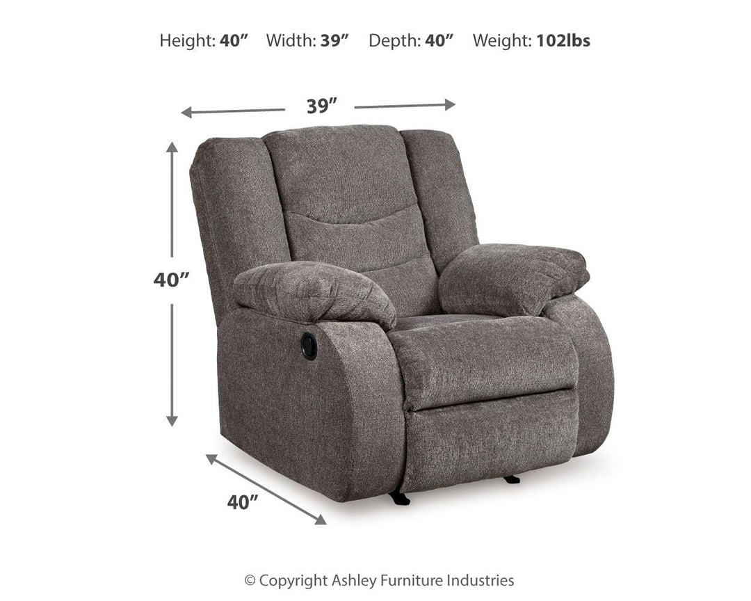 Tulen - Rocker Recliner - Gray