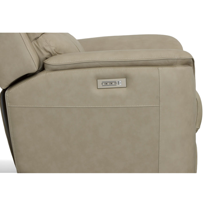 Flexsteel 1041-50PH-94680 Henry  Power Recliner With Power Headrest & Lumbar  Beige
