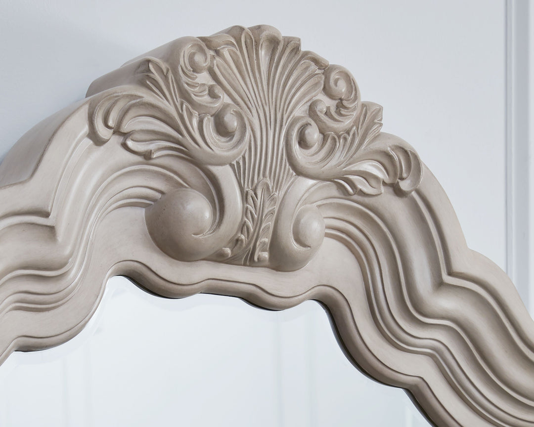 Bruchandi - Dresser And Mirror - Antique White by Ashley Furniture product image