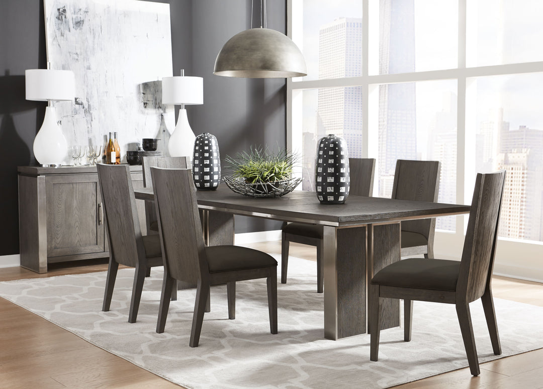 Modus Furniture 6El463 Plata Dining Chair In Thunder Grey