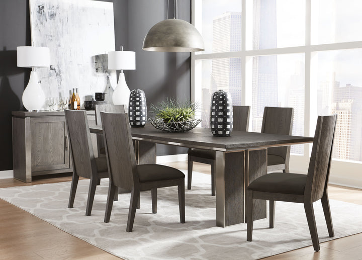 Modus Furniture 6El463 Plata Dining Chair In Thunder Grey