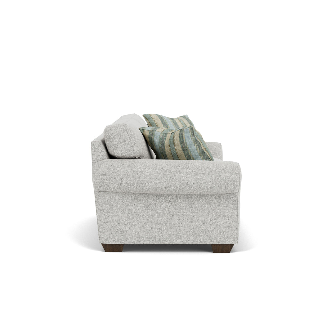 Flexsteel 7305-30 Vail  TwoCushion Sofa  White