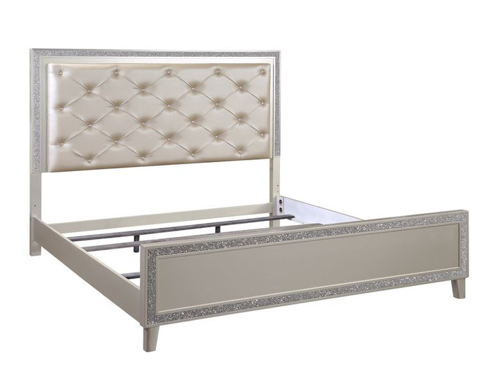 Sliverfluff Queen Bed with Led