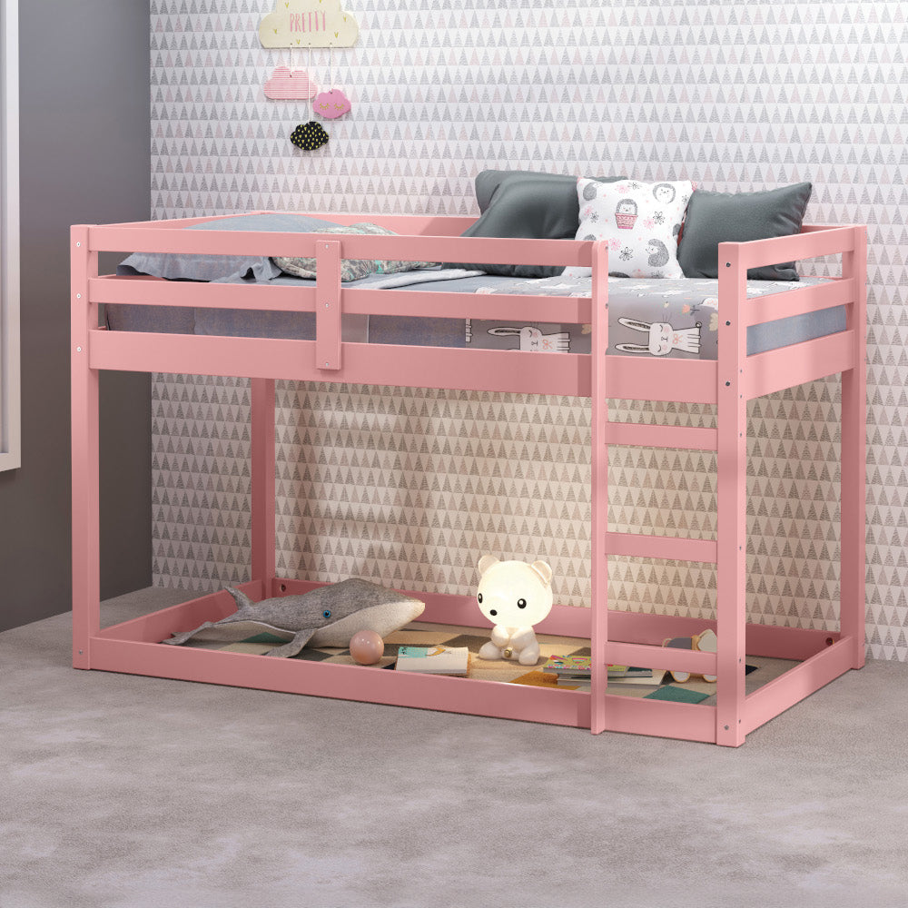 Gaston II Twin Loft Bed - Pink