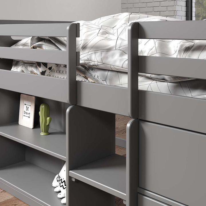 Fabiana Twin Loft Bed with Storage
