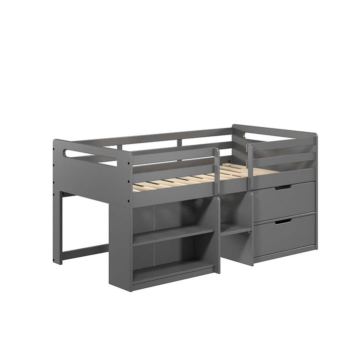 Fabiana Twin Loft Bed with Storage