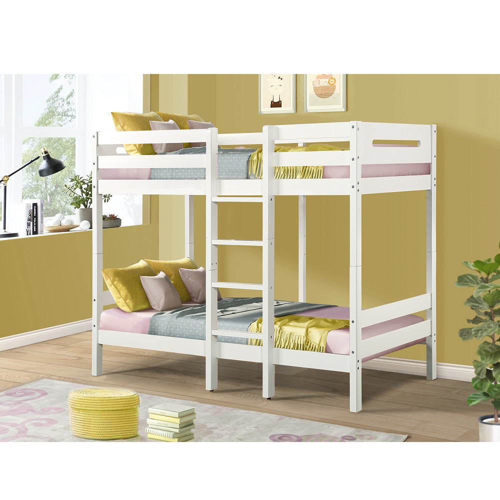 Esin Twin over Twin Bunk Bed - White – view 2