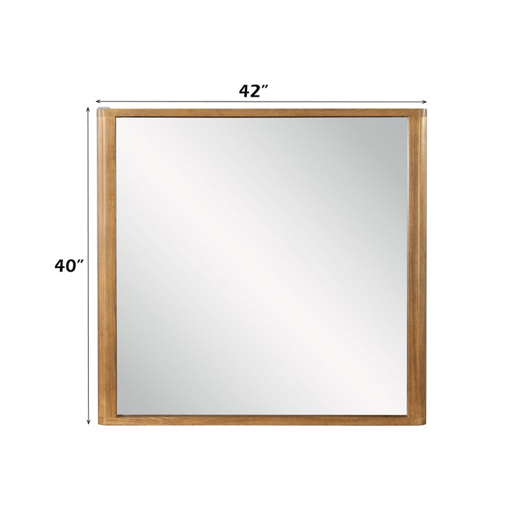 Zoey Mirror - Oak – dimensions
