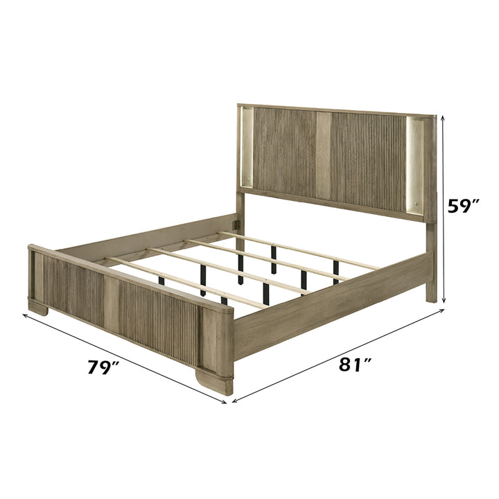 Lakkari Eastern King Bed with LED