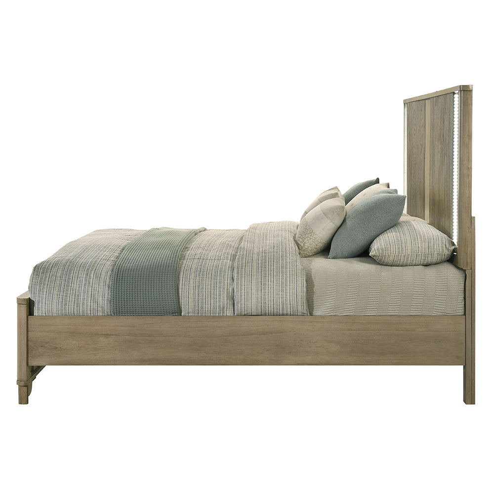 Lakkari Queen Bed with LED
