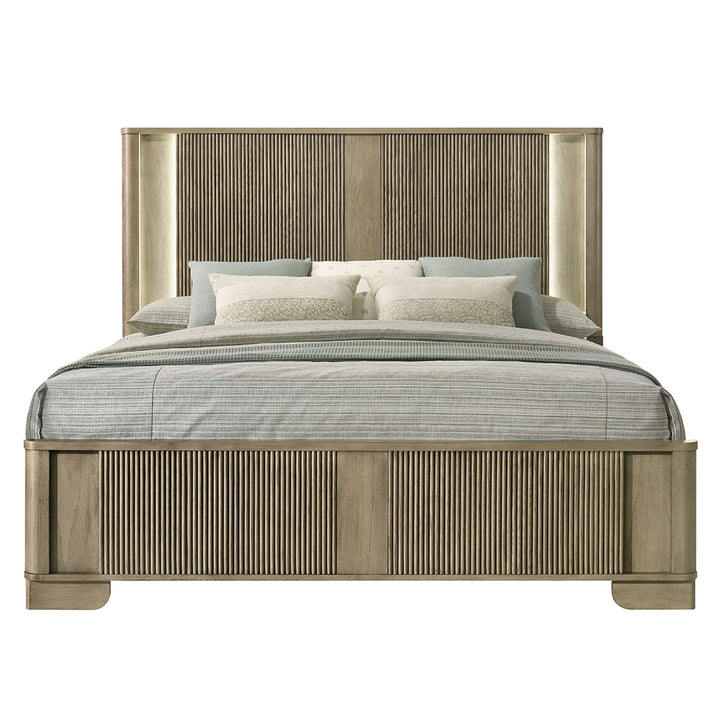 Lakkari Queen Bed with LED