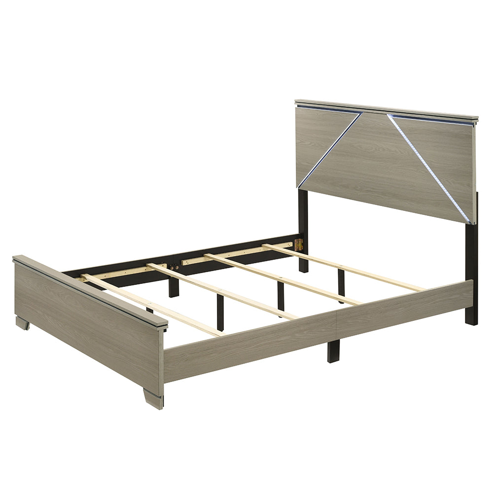 Joanna Queen Bed with LED