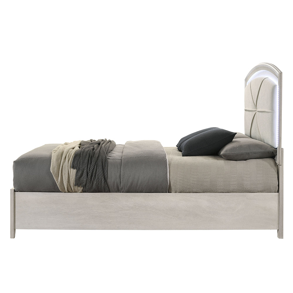 Ramondi Queen Bed with Storage & LED