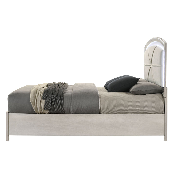 Ramondi Queen Bed with Storage &amp; LED