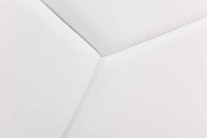 Candid Modern White Bed