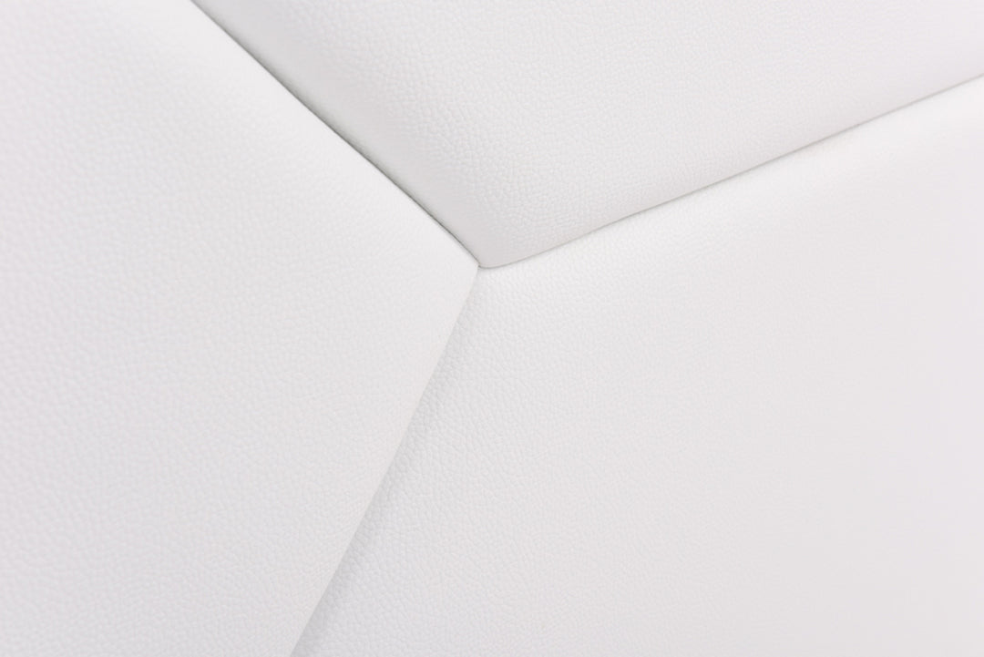 Candid Modern White Bed