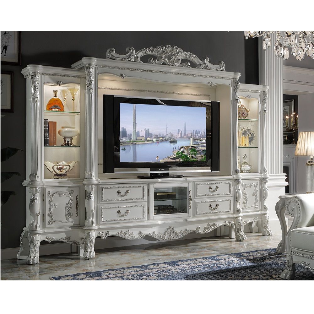 Dresden - TV Stand - Bone White