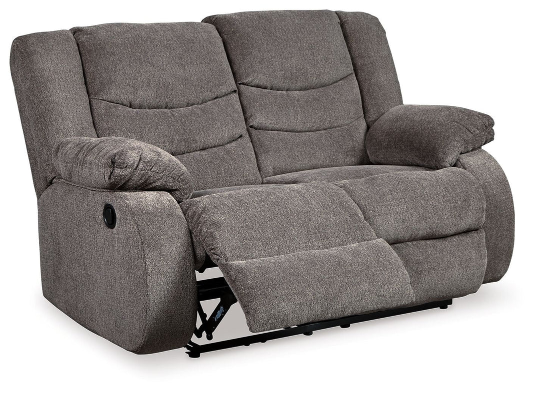 Tulen - Reclining Loveseat - Gray