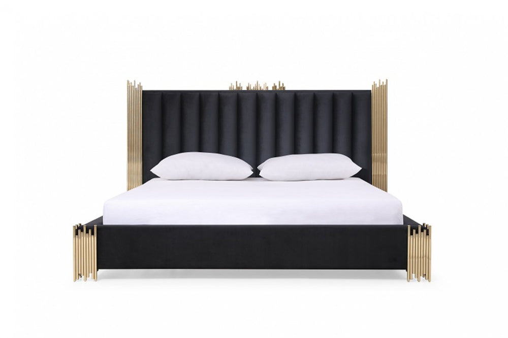 Token Modern Black & Gold Bed