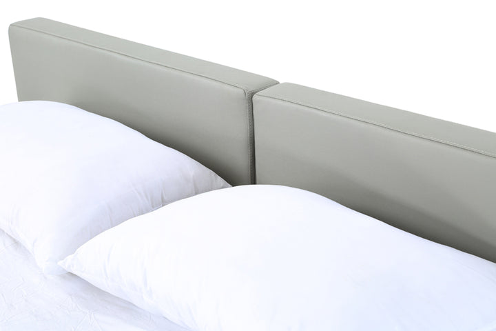 Opal Modern Wenge &amp; Grey Platform Bed
