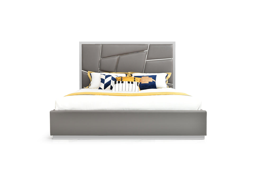 Chrysler Modern Grey Bedroom Set