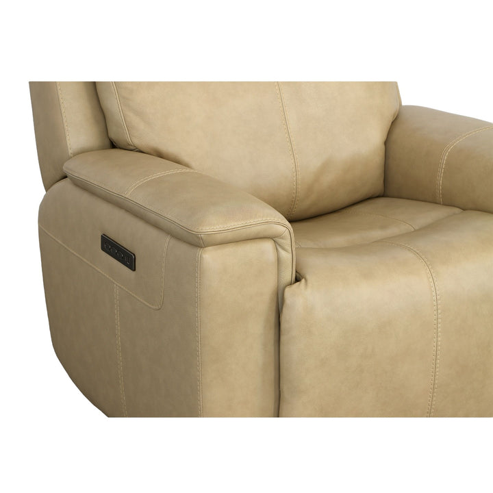 Odell Power Recliner With Power Headrest &amp; Lumbar Stone
