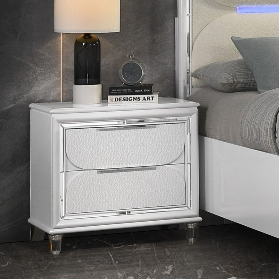 ACME Furniture Tarian Nightstand Pearl White