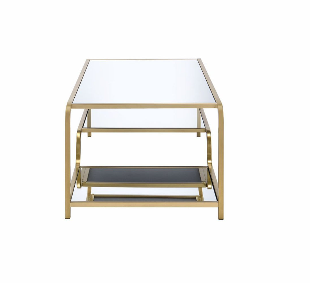 Astrid - Mirrored Coffee Table - Gold