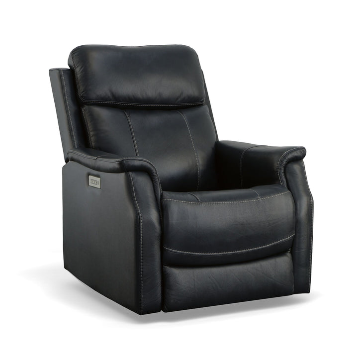 Easton Power Recliner With Power Headrest &amp; Lumbar Ocean
