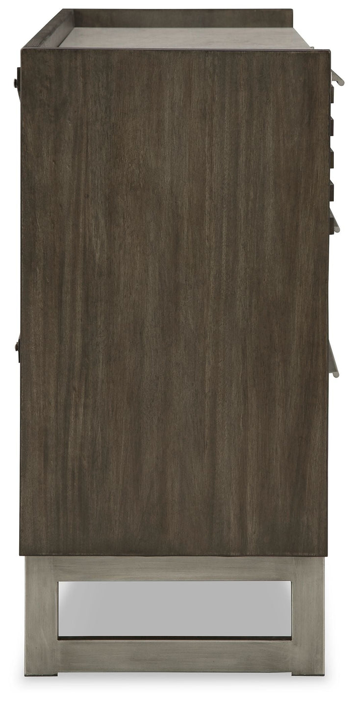 Arkenton - Dresser - Grayish Brown / White