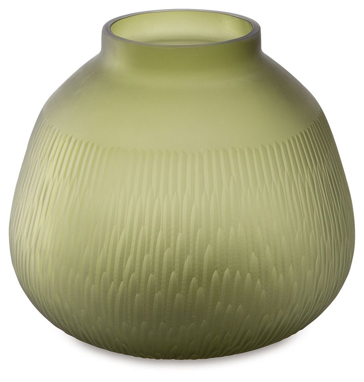 Scottyard - Vase - 10" - Olive Green