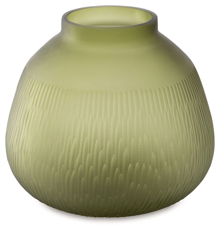 Scottyard - Vase - 10" - Olive Green