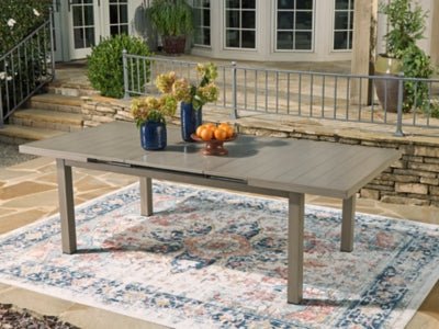 Beach Front Outdoor Dining Table - Beige Dining Table modern furniture Contempo Furniture