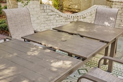 Beach Front Outdoor Dining Table - Beige Dining Table modern furniture Contempo Furniture