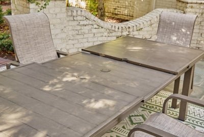 Beach Front Outdoor Dining Table - Beige Dining Table modern furniture Contempo Furniture