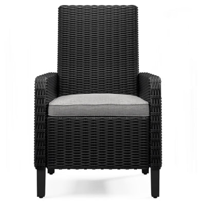 Beachcroft Outdoor Arm Chair with Cushion (Set of 2) - Black Chair Set modern furniture Contempo Furniture