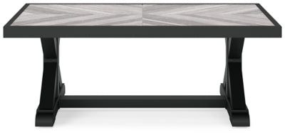 Beachcroft Outdoor Coffee Table - Black Coffee Table modern furniture Contempo Furniture