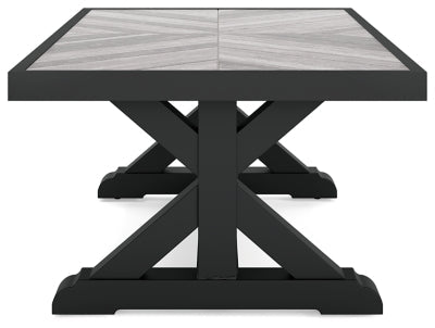 Beachcroft Outdoor Coffee Table - Black Coffee Table modern furniture Contempo Furniture