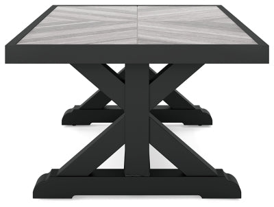 Beachcroft Outdoor Coffee Table - Black Coffee Table modern furniture Contempo Furniture