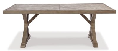 Beachcroft Outdoor Dining Table - Beige Dining Table modern furniture Contempo Furniture