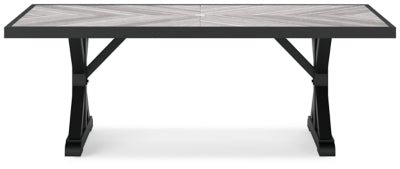 Beachcroft Outdoor Dining Table - Black Dining Table modern furniture Contempo Furniture