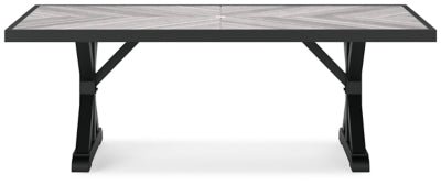 Beachcroft Outdoor Dining Table - Black Dining Table modern furniture Contempo Furniture