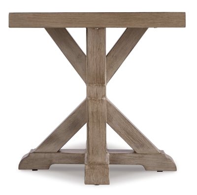 Beachcroft Outdoor End Table - Beige End Table modern furniture Contempo Furniture