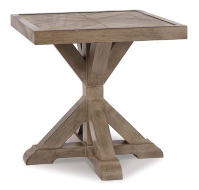 Beachcroft Outdoor End Table - Beige End Table modern furniture Contempo Furniture