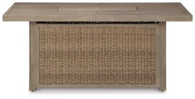 Beachcroft Outdoor Fire Pit Table - Beige Fire Pits modern furniture Contempo Furniture