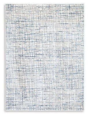 Beckfille 5' x 7' Rug - Light Blue Area Rug modern furniture Contempo Furniture