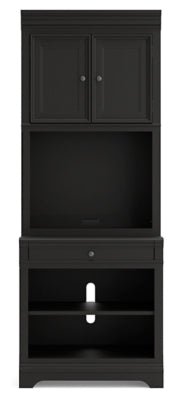 Beckincreek Bookcase - Black Standard Bookcase modern furniture Contempo Furniture