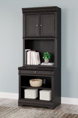 Beckincreek Bookcase - Black Standard Bookcase modern furniture Contempo Furniture
