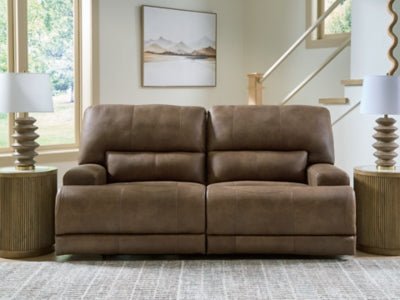 Beckley Place Power Reclining Sofa - Dark Brown Power Reclining Sofa modern furniture Contempo Furniture